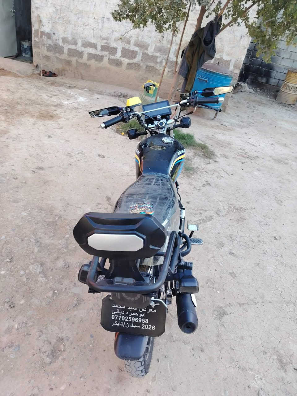 السلام عليكم
دراجه موديل 2026مابيها اي نقص من اوارق وكلشي 

السعر خاص .
