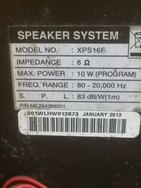 سبيكرات اثنين انگليزيه • انتاج قديم اصلي • تغليف خشب