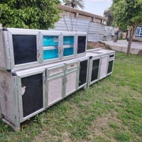 كاونتر 3قطع نظيف كلش القياس مترين والسنك متر ونص تفصال ثقيل السعر ٢١٠ ...