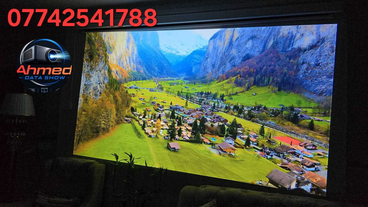 2300 Ansi💪❤️❤️❤️
عرض صوره 300 انج 7 متر

اندرويد 12 

جهاز العرض Flixtone  هو جهاز خرافي

الدقة: دقة أصلية  (Full HD) مع دعم لمحتوى 4K.

السطوع: سطوع عالي يصل إلى 2300 ANSI الى 2500.

الصوت: نظام صوتي محيطي مدمج مع مكبرات صوت مزدوجة بقوة 15 واط لكل منهما.

المميزات الذكية: تصحيح تلقائي للصورة (Automatic Correction). يعرض حجم 300 انج


**إذا كنت صاحب هذا الإعلان وتريد حذفه لأي سبب، رجاءا أرسل رسالة إلى الدعم الفني**