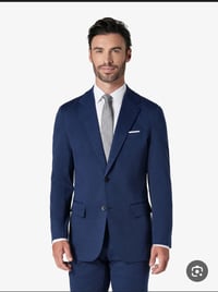 طقم رسمي • مقاس اكس لارج • لون نيلي