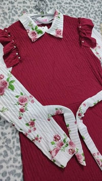 فستان بناتي • سن ٩-١٢ • قياسات ٣٦/٣٨/٤٠