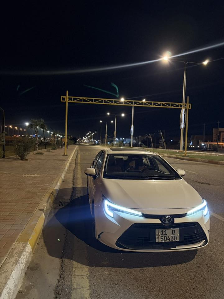 كورلا 2024 هايبرد شكل امريكي
ماشيه 47
مقاعد جلد لون مشمشي
مقاعد كهرباء 
فتحه
دخول ذكي
قفل ذكي
عداد كامل ديجتال 
رقم بغداد مرتب
او مراوس بكامري من 21 وفوك مع الفرق
***********
