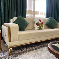 كنب تركي • ١٠ مقاعد • قنفات و٤ كراسي