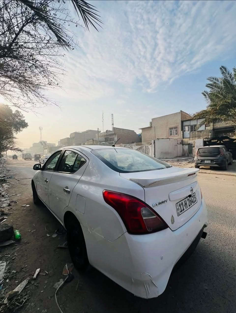 نيسان صني هندي ٢٠١٩ بليته زركه
حادثها جاملغ صفحة السايق مبدل تجاري فقط .. السياره خاليه من اي صبغ
او ضرر اخر
السياره حلوه ونضيفه
كير ومكينه مكفولات 
تبريد شغال كله تمام
رقم بغداد انكليزي
السعر 93 
عنواني بغداد الدوره 
***********
ما اجاوب بالتعليقات واتساب واتصال
