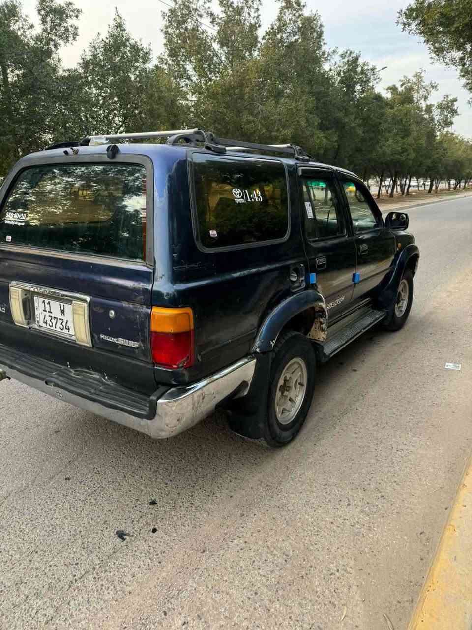 السلام عليكم
تيوتا الرنر
موديل 1995
رقم بفداد تحويل 
سعر 50 ورقة
*********** واتساب
