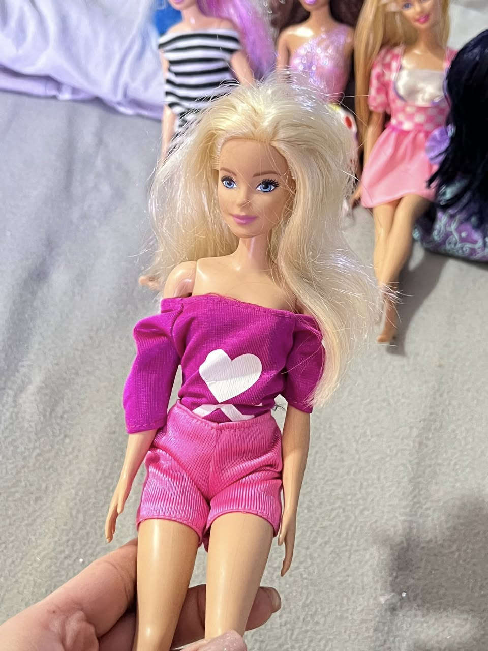 7 قطع باربيات، كلهم أصلي ماتيل، مغسولات ونظيفات،مجموعه بـ10 ألف


**إذا كنت صاحب هذا الإعلان وتريد حذفه لأي سبب، رجاءا أرسل رسالة إلى الدعم الفني**