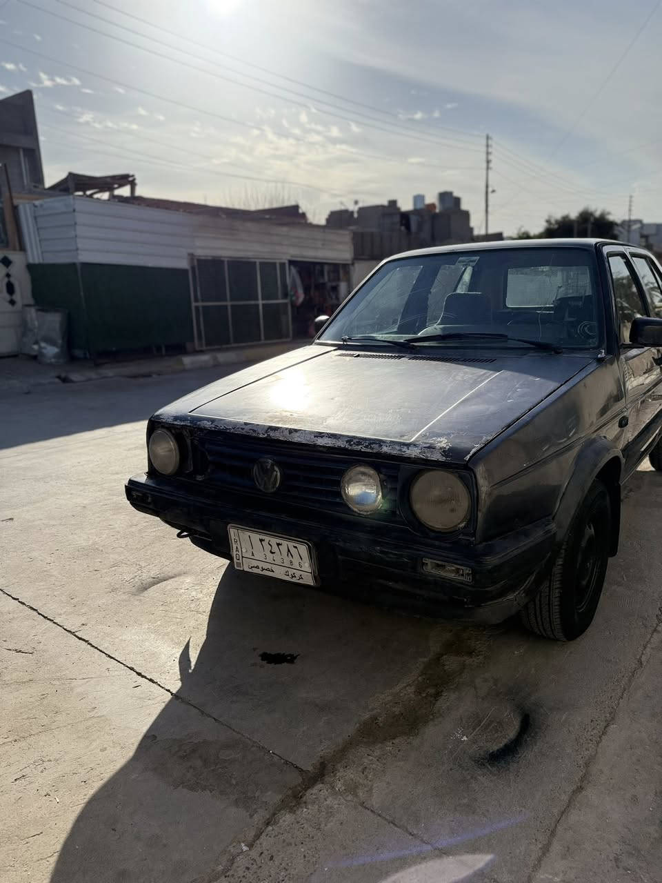 كولف موديل 92 رقم كركوك سنوية عاج نافذة كير جديد محرك شرط التحويل لون اسود نفطي 20وبيها مجال ***********
