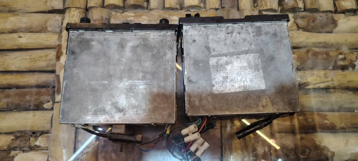 للبيع مسجلات برازيلي عدد 2 شغالين
الاول شغال راديو ومسجل 🖐️
والثاني شغال فقط مسجل 🖐️
ابيع  ع هذا الكلام 
القطعتين للبيع 👇


**إذا كنت صاحب هذا الإعلان وتريد حذفه لأي سبب، رجاءا أرسل رسالة إلى الدعم الفني**