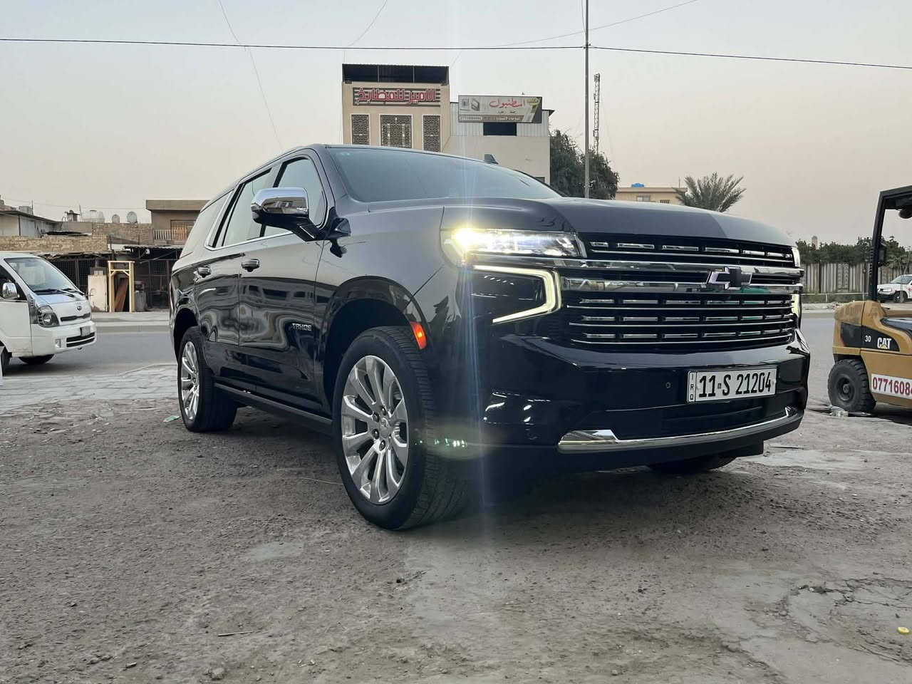 CHEVROLET TAHOE
بلاش بلاش بلاش
 PREMIER 
شوفرليت تاهو
موديل 2022   🦅 
سعر535$
تحويل مباشر ب اسمي سنويه عليهة ppf وبي ضمان 7 سنوات
فوول مواصفات جگات
شيفروليت تاهو بريمير وكالة خليجي
‎علامه سوده 
‎الموديل : 2022 ( خليجي )
‎اللون : اسود 
ماشييه 54الف كم حقيقي 
محرك و گير شرط مامفتوح
سياره مكفول  بدون صبغ بدون حادث
كل غراض بلادي موجود
‎جكات كهرباء
‎ جكات تصعد وتنزل 
‎اربع كامرات
‎حجم المحرك : 5300 Cc
‎عدد الاسطوانات : 8 اسطوانات ( 8 سلندر )
‎المواصفات : 
‎* سقف بانوراما 
‎* المقاعد كهربائية تدفئة و تبريد
‎* مقصوره الركاب من الجلد الفاخر + خشب ملكي 
‎* شاحن وايرلس لاسلكي
‎* نظام الرؤيه : 5 كامرات رؤيه شامله ( BIRD VIEW )
‎* نظام التعليق مستقل
‎* كشنات ميموري خزن
‎* نظام الصوت BOSE سماعات عدد 10
‎* دوسات كهرباء + اناره LED
‎* نظام سحب مقطوره تحكم كامل + كامرة لرؤية المطوره
‎* داتا شو
‎* تشغيل بعد 
‎* 5 بصمات 
‎* تحديد مسار 
‎* لد امامي 
‎*مري شفط 
‎* 4 كامرات 360 درجه 
‎* رادار 
‎* جنطه ذكيه بلقدم تنفتح وتنسد 
‎* ويل كروم 22 حجم وعليها تخم تاير 
‎* شاشات خلفيه 
‎* جميع الكشنات كهرباء
‎* كشنات تدفئه تبريد 
‎* دوسات شفط 
‎* شاحن واير ليس
‎* ثلاجه 
‎* جميع المقاعد يوجد مخارج يوبي اس 
مكان :بغداد
‎ للاستفسار
***********
