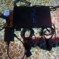 بلي ستيشن 2 • PS2 • جهاز ألعاب • هارد خارجي • 160GB • كرت تخزين • محول...