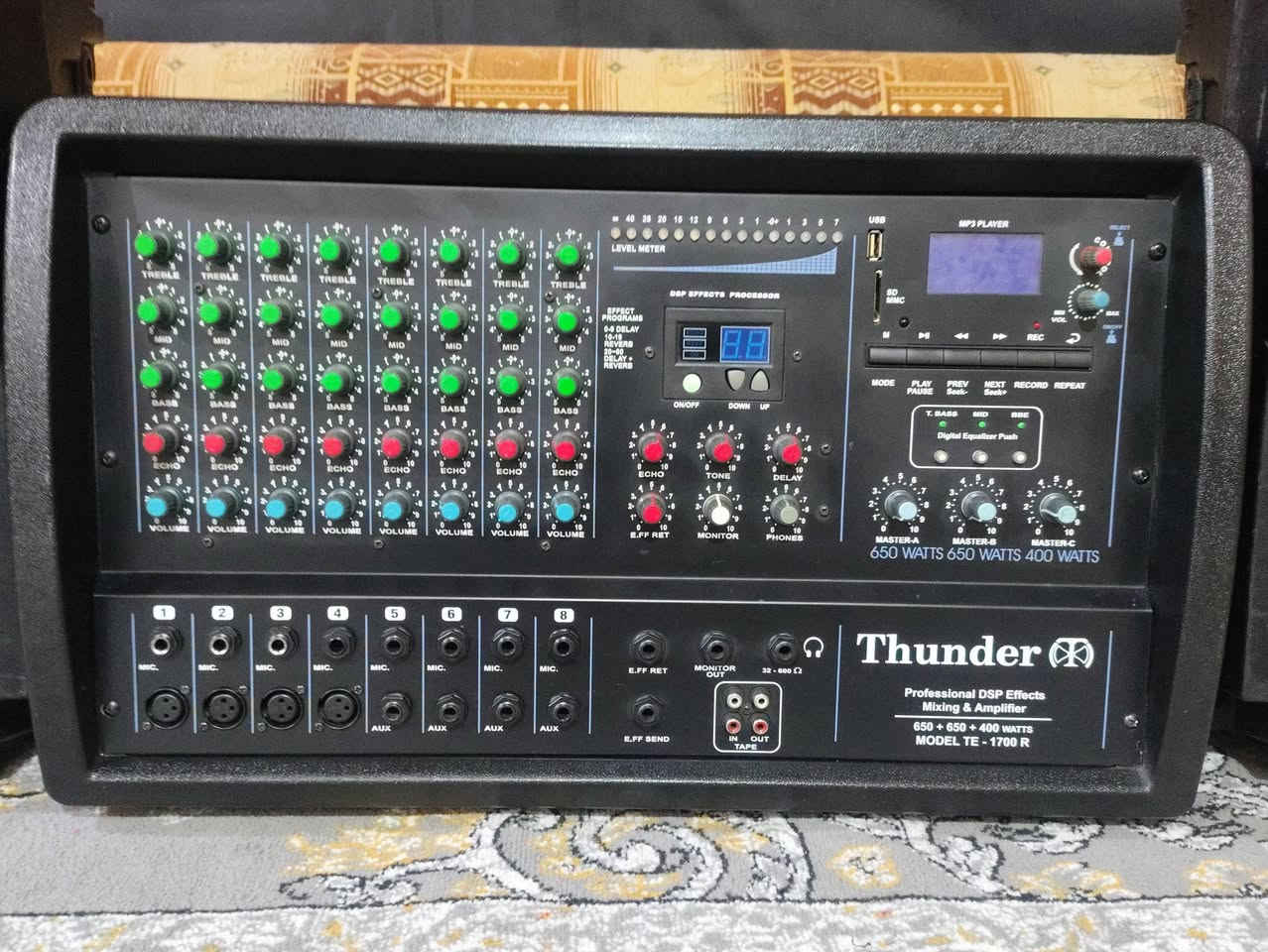 سلام عليكم ورحمة الله وبركاته من رخصت الادمن المحترم جهاز تندر ثلاث خطوط 1700 واط مع
زوج سماعات فقط للبيع العنوان البصرة السعر 1100 وبيهن مجال

***********
***********
