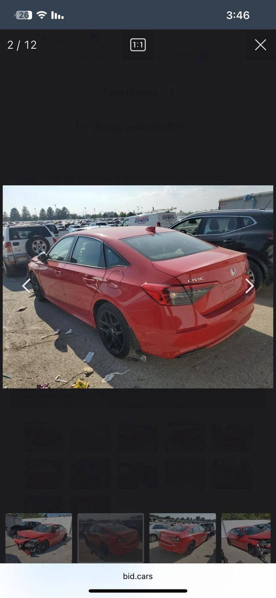 السلام عليكم  للبيع
Honda Civic 
2023
 Sport 
 رقم أربيل بأسمي تحويل بأي وقت 
بدون دواخل  
حداثها موضح بالصوره 
مابدل بيها اي قطعة  البنيد معدل موضح بالصوره
وراديترات مالتها الاصليه 
موصفات السبورت معروفه 
سياره جاهزه  وحلوه  والسياره مشغلها شغل مال جناي مو بيعاع شراي
السعر 155 وبيها مجال وبالخير ع ياخذها 

للاستفسار  خاص او الاتصال  ***********
