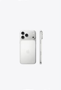 ايفون (17pro max)  ♛  . اللـون سـلفر / ابيض ◻️ ✧ . شـريحة فـعلـية (  ...