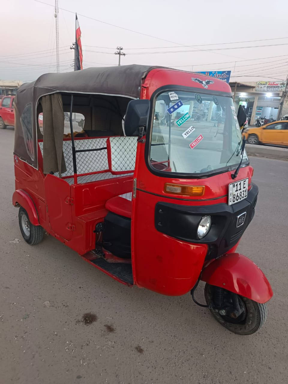 تكتك موديل 2021 كفاله عامه متصرف عليه ولاربع كبل للشارع مكاني سبع قصور سعر ٨٥٠٠ وبيها مجال حك الجيه رقم الهاتف ‭٠٧٧٦ ٢٠٦ ٦٩٠٩‬
