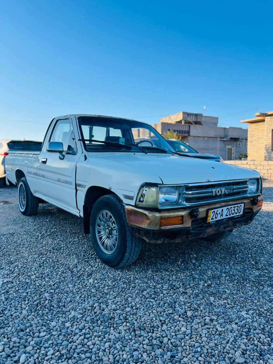 السلام عليكم
سيارة بيكم 1989 رقم صلاح الدين دولي سنوية لل 29 حار بارد محرك 4y سيارة جاهزة كير ومحرك شرط كهربائيات كلها شغالة صدر تايرات جدد السعر 40 ورقه للاستفسار الاتصال على الرقم التالي ***********
