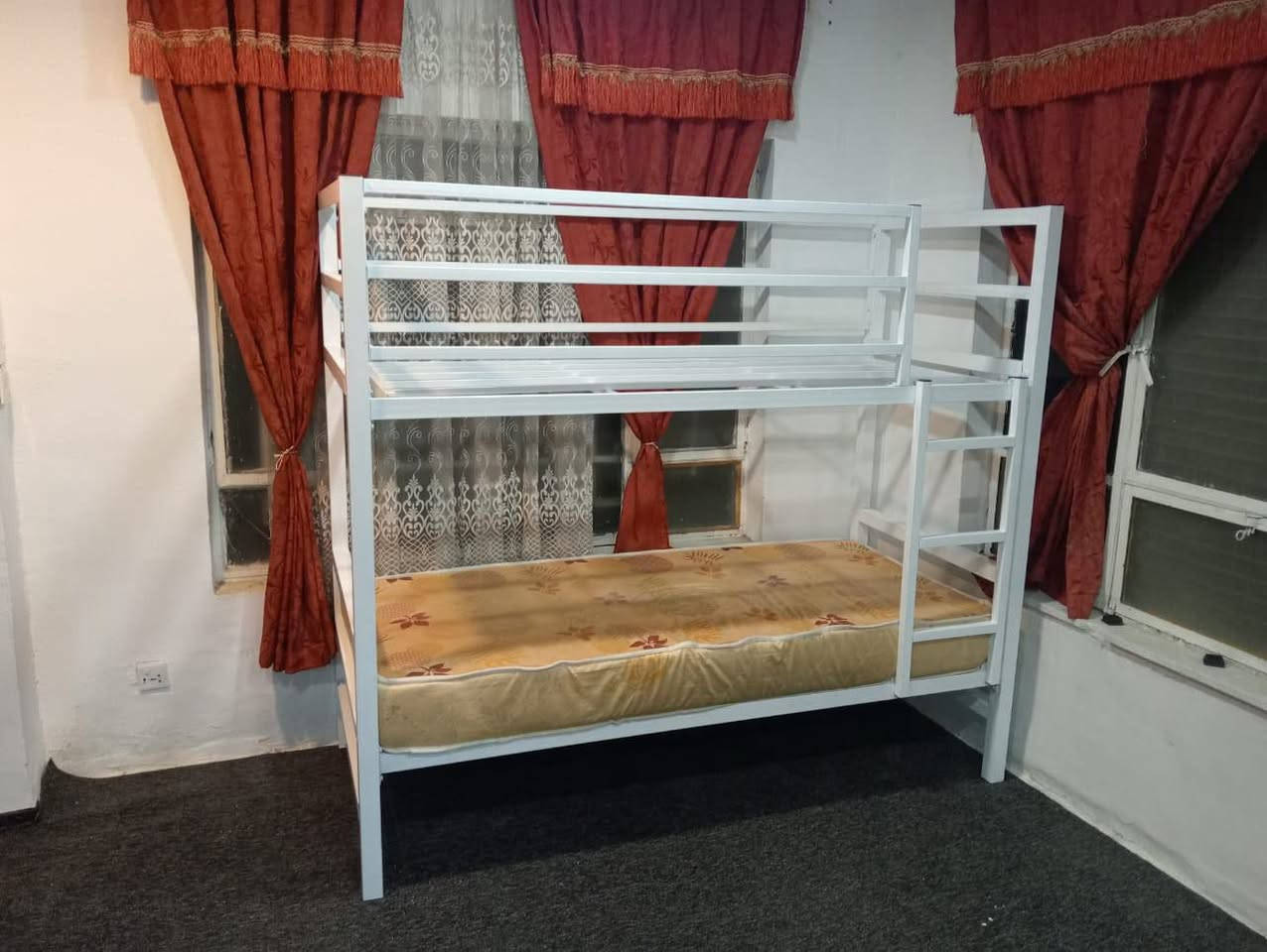 سرير حديد ابيض او اسود
سرير حديد طابقين 
سرير حديد ودوشمة طابقين
قياس 90 في 190 
او اي قياس حسب الطلب 
السعر ٢٠٥ الف
التوصيل داخل بغداد مجاناً
@إشارة


**إذا كنت صاحب هذا الإعلان وتريد حذفه لأي سبب، رجاءا أرسل رسالة إلى الدعم الفني**