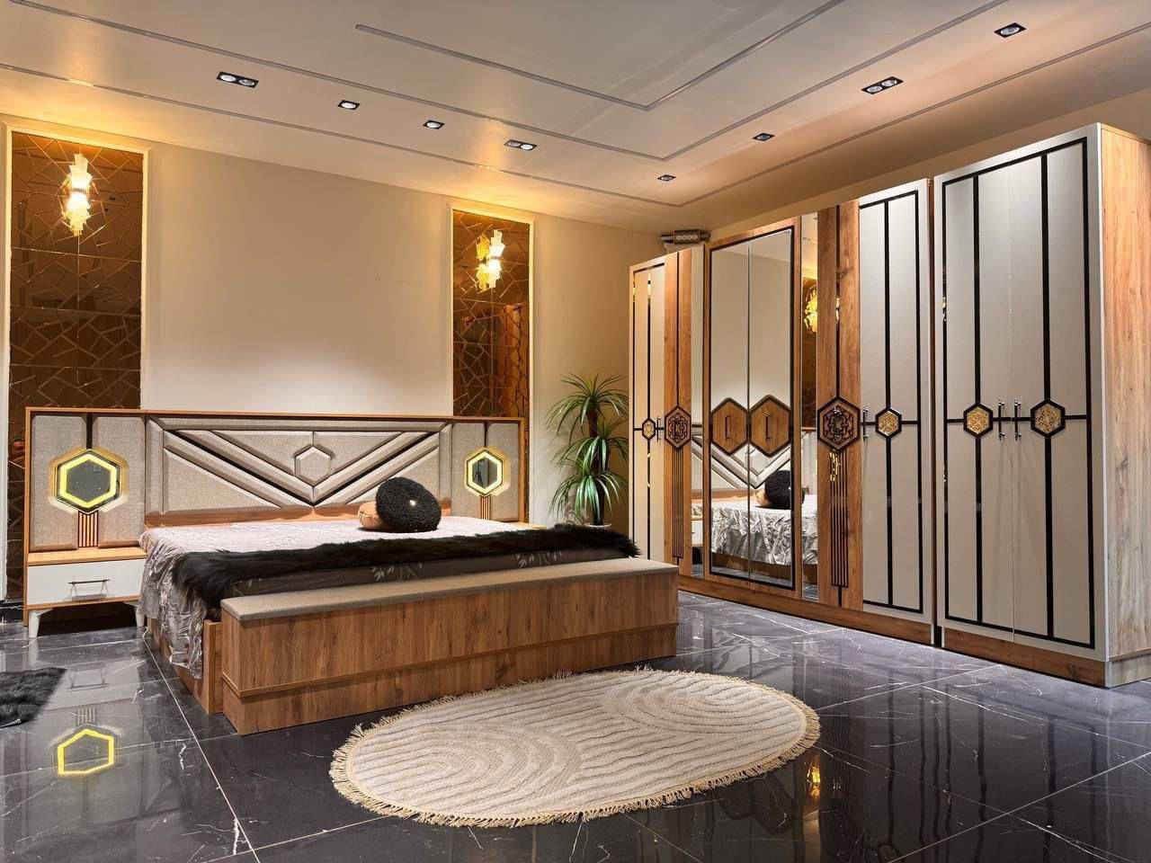 *موديل          البيرو           الخشبي*

*10 قطع          كنتور ملحق  🎁  300*      

✅ السرير مخزن 
✅ الميز تواليت الضخم
🥇  
✅ شغل ممتاز 
✅ المصنع الأصلي   
✅ قياسات ضخمه 

السعر مليون و150 الف 

توصيل بغداد مجانا 
اطراف 20 الف 
محافظات 100 الف
 فضلاً وليس أمراً سوي لايك ومتابعة للصفحة علمود يوصل للكل تاج الياسمين للاثاث


**إذا كنت صاحب هذا الإعلان وتريد حذفه لأي سبب، رجاءا أرسل رسالة إلى الدعم الفني**