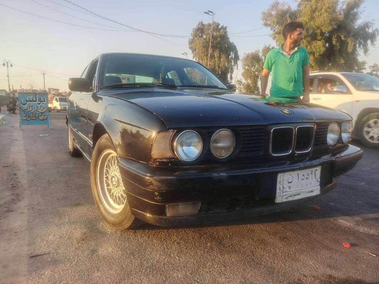 سلام عليكم مكلاف بلنشر مكلاف بلنشر  للبيع بي ام 535مكفوله رقم بغداد محرك كير خير من الله  السعر 45وبيهاا مجال المكان بغداد الكملايه  رقم الهتف واي استفسار /***********السياء /***********
