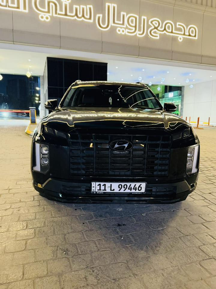 هونداي باليسايد فول XRT
موديل 2024 الفول 
محرك 6 سلندر 3800 🚀
دخول جديد ( مرقم بغداد شهداء )

المواصفات فول الفول 1/1
بصمه (ابواب وتشغيل وصندوق )
سلايد روف  
شاشه جبيره 
كشنات  كهربائيه   
 رادار امامي توقف ذاتي 
رادار تحديد مسار 
رادار خلفي ايضا توقف عند الخطر 
نقاط عمياء 
 قيادةذاتيه 
 حساس امامي
حساس خلفي 
 سبعه راكب 
ثلاث قطع تبريد منفصل
تحكمات فول 
انضمه قيادة خمس انضمه
 تشغيل عن بعد
 بردات خلفيه 
كل الكشنلت السياره تدفئه وتبريد
صندوك كهرباء ذكي
اوتو هولد
هند بريك بصمه 
منفصل سياحي
منافذ شحن بكل الكراسي
 ويل كب 20 
 ستيرن رجاج اثناء تنبيه
لدات امامي خلفي 
شحن واير لس 
 شفتات ستيرن
انارة ترحيب عند الاقتراب 

* بعد بيها هواية مواصفات ….
السعر 280 وبيها مجال
العنوان / بغداد المنصور
للاتصال ***********
