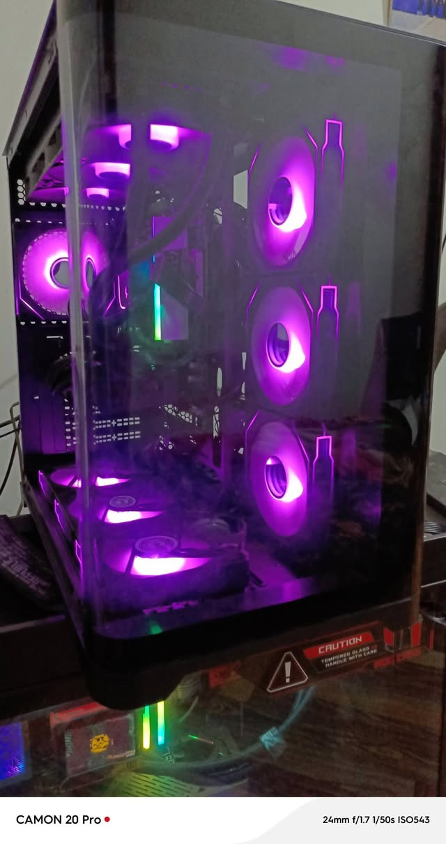 السلام عليكم
كيس للبيع استخدام شكم شهر فقط
المواصفات 
r5 7500f
m.b gigabyte b650m
rtx 4060 8g oc gigabyte
ram 16g ddr5 gskill 6000mhz
m.2 512 lexar gen 3
cooler deepcool 360 argn ls720
case herogear 7 fan argb تحكم ريموت وتحكم بورد
psu thermalright 750 80 plus

مليون و 450 الف و بيهه مجال
للتواصل ماسنجر او وتس
***********
