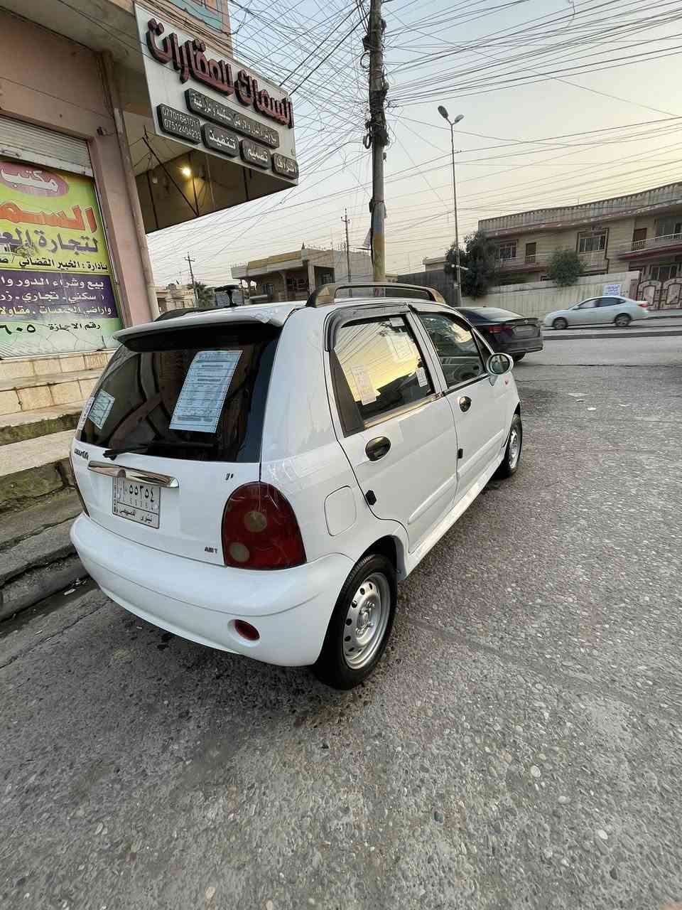 السلام وعليكم شيري كيوكيو 2010 للبيع 
السياره فول عادي جامات كهرب قفل مركزي
طخم تايه جديد باتري جديد طخمها جديد 
السياره جاهزه ماناقصها شي تدفئه وتبريد شغال
شرط الوكاله والتحويل من الشرعي 
صبغ قطعه وحده فقط 
التواصل)***********) وتحياتي للجميع
