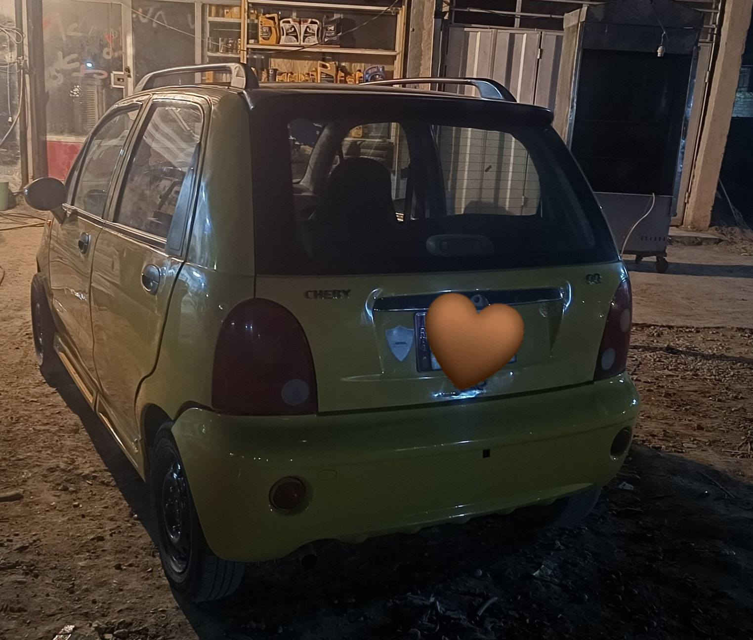 السلام عليكم شيري كيو كيو مديل12 سنويه ل29مالكه بلحله شرط المداور سياره مصفره هيئه وغرامات،سياره جاهزه كير+ محرك +حداديه مكفولات
تدفئه +تبريد  كهرباىيات كله شغاله سياره حلوه ومرتبه ماتخسر عليه أي شي  مكان الديوانية رقم *********** 
سعر خاص
