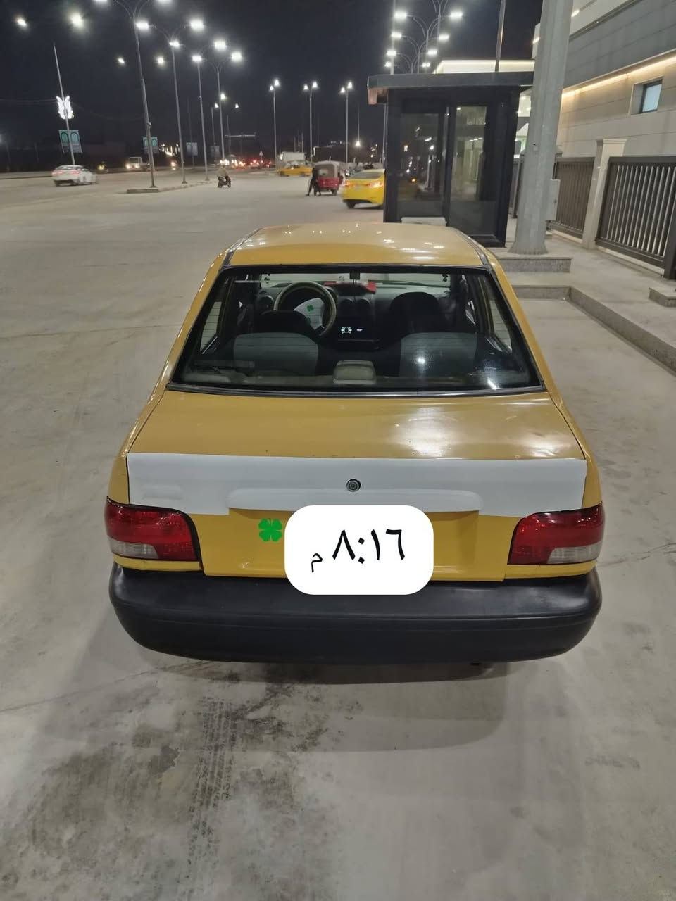 السلام عليكم سايبه مديل 2013 سياره مصفره هيئه وغرامات وهزه جديده ورقم بغداد انكليزي مكاني الكوت مركز مدينه دوس معمره وهلالات ورشات صبغ فقط مكينه وكير بل جيس تخم تايرات نضاف شواصي نضفات كهربايات شغاله الشراي يتصل عل رقم وبل خدمه السعر 30 ورقة  ***********
