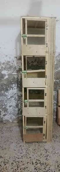 قفص ٤ خانات • ارتفاع ٢م • حي الجهاد