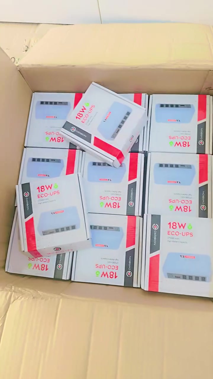 لا تخلي الإنترنت ينقطع بعد اليوم!
🔋 Carbon 18W ECO-UPS الحل الأمثل لمشتركي الكيبل الضوئي.
✅ يشغل الـ ONU والراوتر تلقائياً عند انقطاع الكهرباء. ✅ مخارج 5V / 9V/ 12V /12Vuمع منفذ USB. ✅ بطارية داخلية عالية السعة 3×2000mAh. ✅ تحويل تلقائي بدون فصل الإنترنت. ✅ صغير الحجم، سهل التركيب، وآمن على أجهزتك.
🌐 إنترنت مستمر... حتى أثناء انقطاع الكهرباء.
📍 متوفر لدى مكتب الدقة لكاميرات والإنترنت 📞 واتساب: ***********

