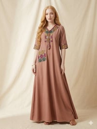 دشداشة كشمير • تطريز كامل • بكل القياسات