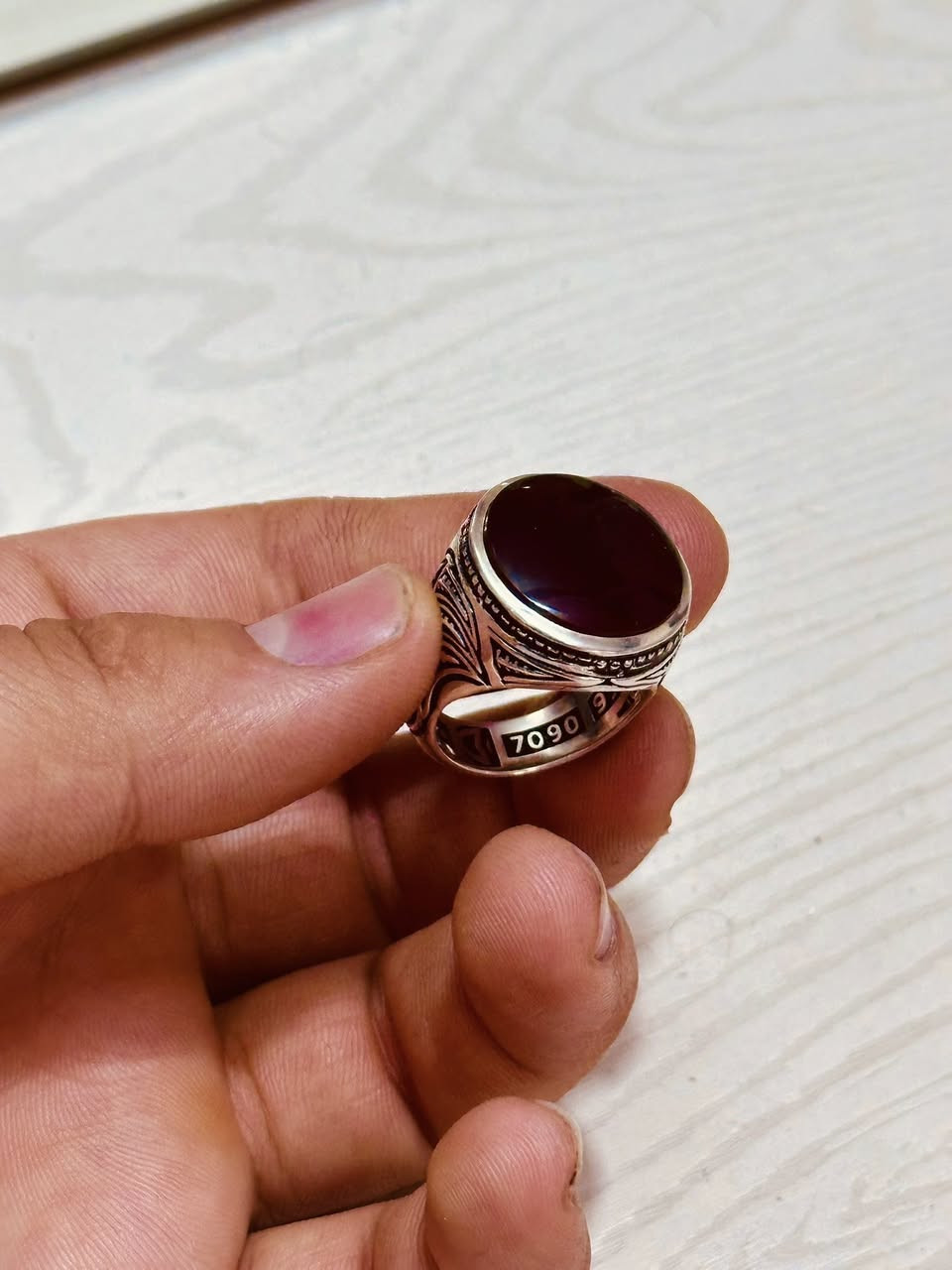 خاتم عقيق يماني
صياغه المبدع عارف قطع دائري  

المقاس 22 21

التواصل خاص فقط


**إذا كنت صاحب هذا الإعلان وتريد حذفه لأي سبب، رجاءا أرسل رسالة إلى الدعم الفني**