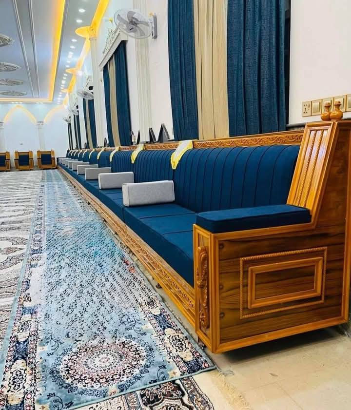 يوجد لدينا كادر لاخذ القياسات 📏📐

رجعنا وياكم بعرض خاص من قبل معرض ومعمل الواثق 
السعر 135لمده اسبوع
( لأصحاب الاناقه والذوق الرفيع )
تم الأعلان عن اروع الموديلات الزان الصاج ✨️
تفاصيل العمل🪚
.الهيكل صاج وزان 
.المقعد بلوك ماليزي ابو ال16
.الاسفنج الاكسترا المقعد 10 سم الضهر 4سم 
.نوع الاقماش -جكور-وتر بروف -كتان - والاقماش حسب طلب الزبون 
مع.{ضمان لمدة 10 سنوات من وقت التسليم بلخشب والاسفنج } .توصيل لجميع المحافظات 
.للحجز والاستفسار يرجي الاتصال ع الارقام  ***********او*********** مراسله واتساب مازنجر
