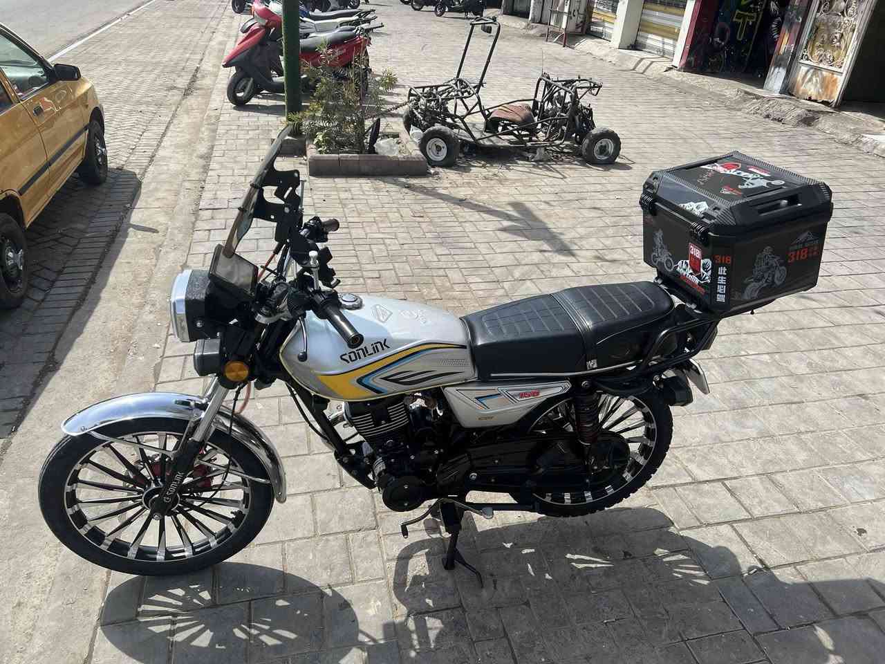 السلام عليكم سونك ٥ كير موديل ٢٠٢٥  مكفوله الدراجه جديده وحته ما ماشيه هواي سعرها ٨٥٠ وبيها مجال مكاني بغداد مدينه الصدر ***********
