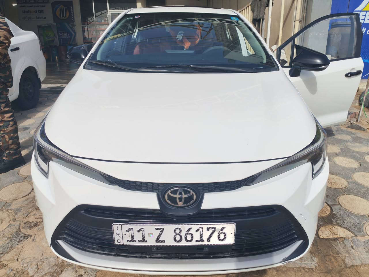 كورلا وارد صيني شكل الأمريكي
2025
ماشية ٤٤ 
سيارة كفالة من صبغ 
بيها بي دي ار بهلال مال جاملغ خلفي وباقي كفالة 
سيارة باسمي 
مكان النجف الاشرف حي الحسين
***********
سعرها ب١٤٨ وبيها مجال
