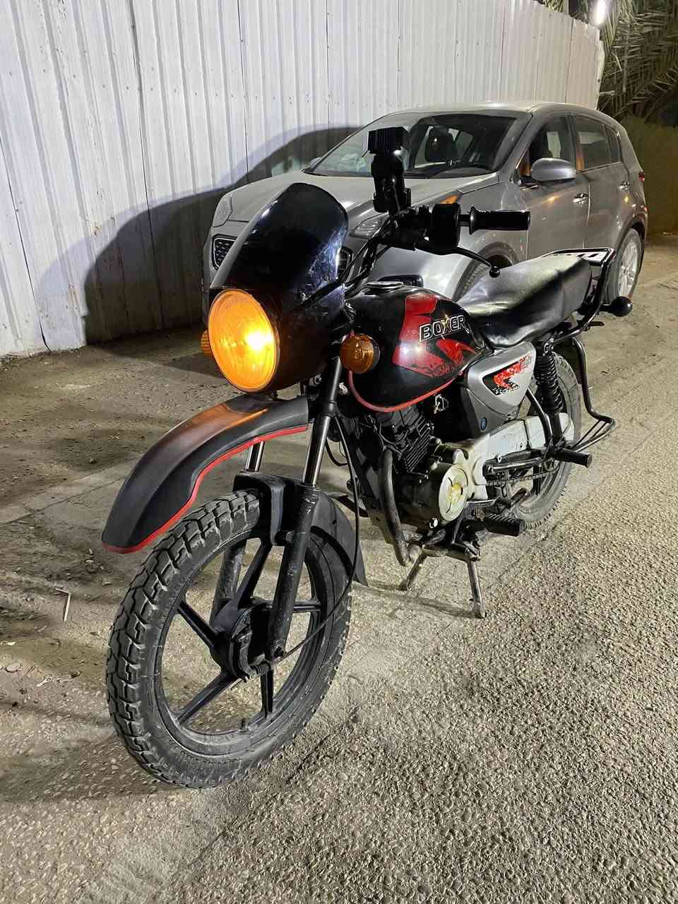 دراجه بوكسر موديل 18 دراجه شلعه حلوه ونضافه فول مرتبه مكينه ناعمه لا تبرخير ولا تنقيص واي سوط ما بيه اوراق كامله السعر 900 بيه مجال بسيط مكاني بغداد الدوره للاستفسار ***********
