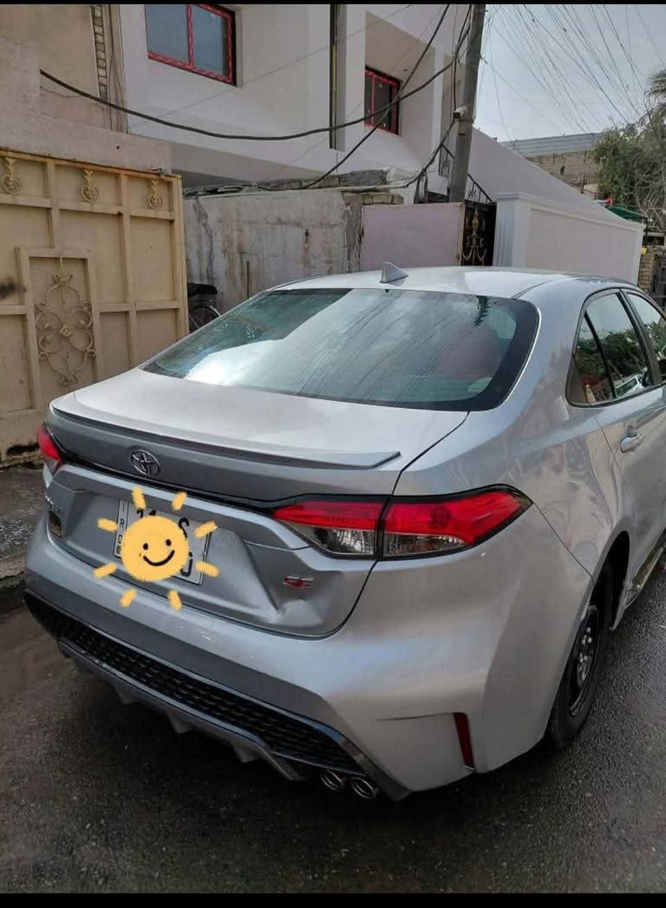 السلام عليكم
تويوتا كورلا Toyota Corolla
فئة SE
محرك 2000
كير 10 نمر
صورة الحادث والسونار مرفقة مع صور السيارة 
شفتات ستيرن
3انظمة قيادة/سبورت/ايكو/نورمل
شاشة كار بلي بلادي
سايد بريك بصمة
اوتو هولد
كشنات عمل جلد
رادار
قيادة ذاتية 
مثبت سرعة
مري كهربائية تحكم
تدفئة شغالة
تبريد ثلج
السياره ماشيه54ميل
رقم السيارة مميز/بغداد بسمي وتحويل ثاني يوم 
السيارة بعدها جديدة مال جناي وعلى ايدي
السعر 134 وبيها مجال بسيط
مكان السيارة البياع/حي التعليم
قرب حسينيه شهداء الطف


**إذا كنت صاحب هذا الإعلان وتريد حذفه لأي سبب، رجاءا أرسل رسالة إلى الدعم الفني**