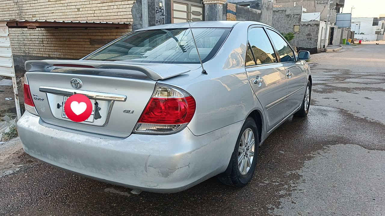 كامري 2006 وارد خليجي بدون حادث وبدون صبغ ارقام بغداد سيارة على الوضع البلادي الماني بيها جراد بل بنيد وبل صندوق محرك 4 سلندر السعر 100$  لايوجد تواصل على الفيس على هذا الرقم فقط ***********
المكان الانبار الفلوجة
