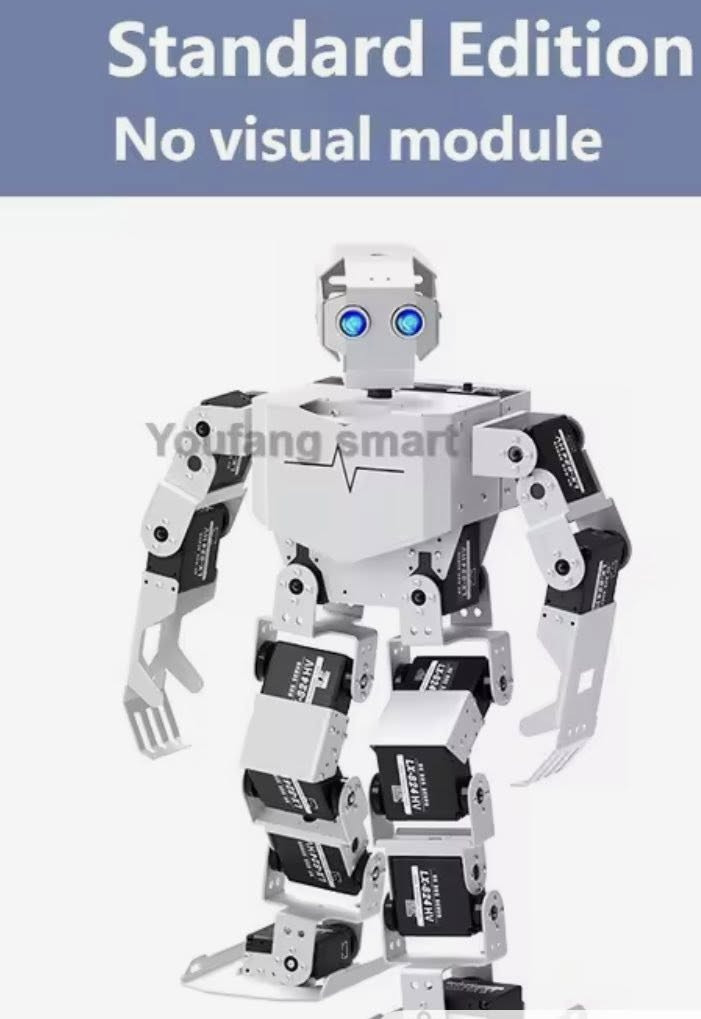 للبيع الاتصال خاص هذا الروبوت هو Hiwonder Tonybot، وهو روبوت تعليمي ذكي مصمم على هيئة إنسان.المميزات التقنية: يعمل الروبوت على منصة أردوينو (Arduino) ويحتوي على 16 محرك سيرفو (servos) عالي الجهد لحركة مرنة، بما في ذلك المشي والرقص.التحكم والبرمجة: يمكن التحكم فيه عبر تطبيق هاتف ذكي، برنامج كمبيوتر، أو جهاز تحكم عن بعد، ويدعم لغات برمجة مثل Scratch و Python.الاستخدامات: يُستخدم بشكل أساسي في تعليم مجالات العلوم والتكنولوجيا والهندسة والرياضيات (STEM) للطلاب والمتحمسين


**إذا كنت صاحب هذا الإعلان وتريد حذفه لأي سبب، رجاءا أرسل رسالة إلى الدعم الفني**