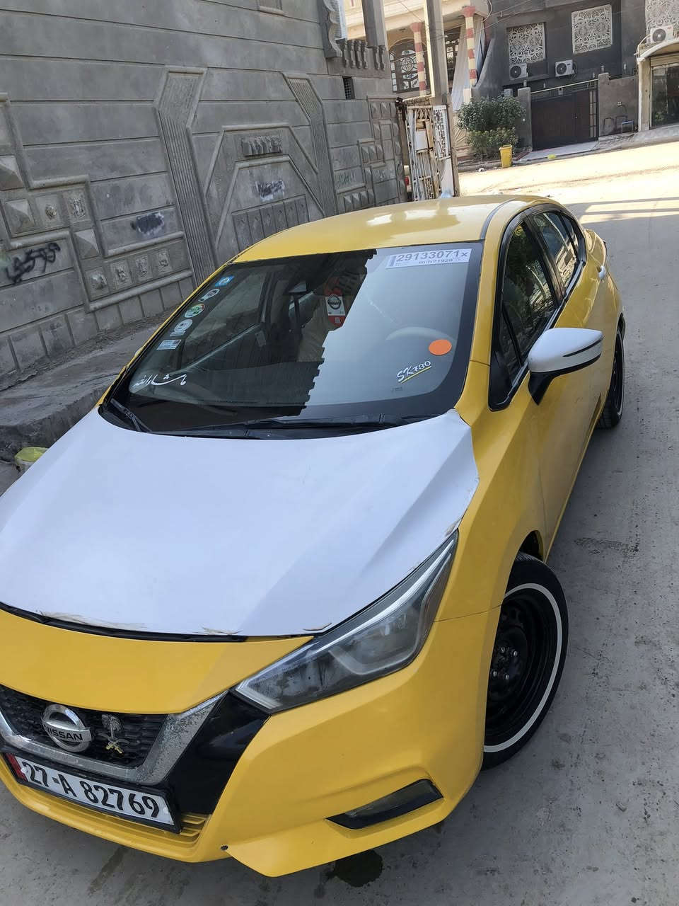 السلامو عليكم
نيسان فيرسا مديل 2021 سياره جاهزه عله اخر حبايه بسمي مداور ثاني يوم وارد امريكي حادثه جاملغين وبنيد بدون دواخل وبيه ربع بلقماره صور حادثه بلمنشور محرك ١٦٠٠ سياره مصفره هيئه وغرامات السعر 95عنواني ناصريه مركز لاستفسار ***********
