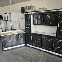 كاونتر • خشب • ألمنيوم