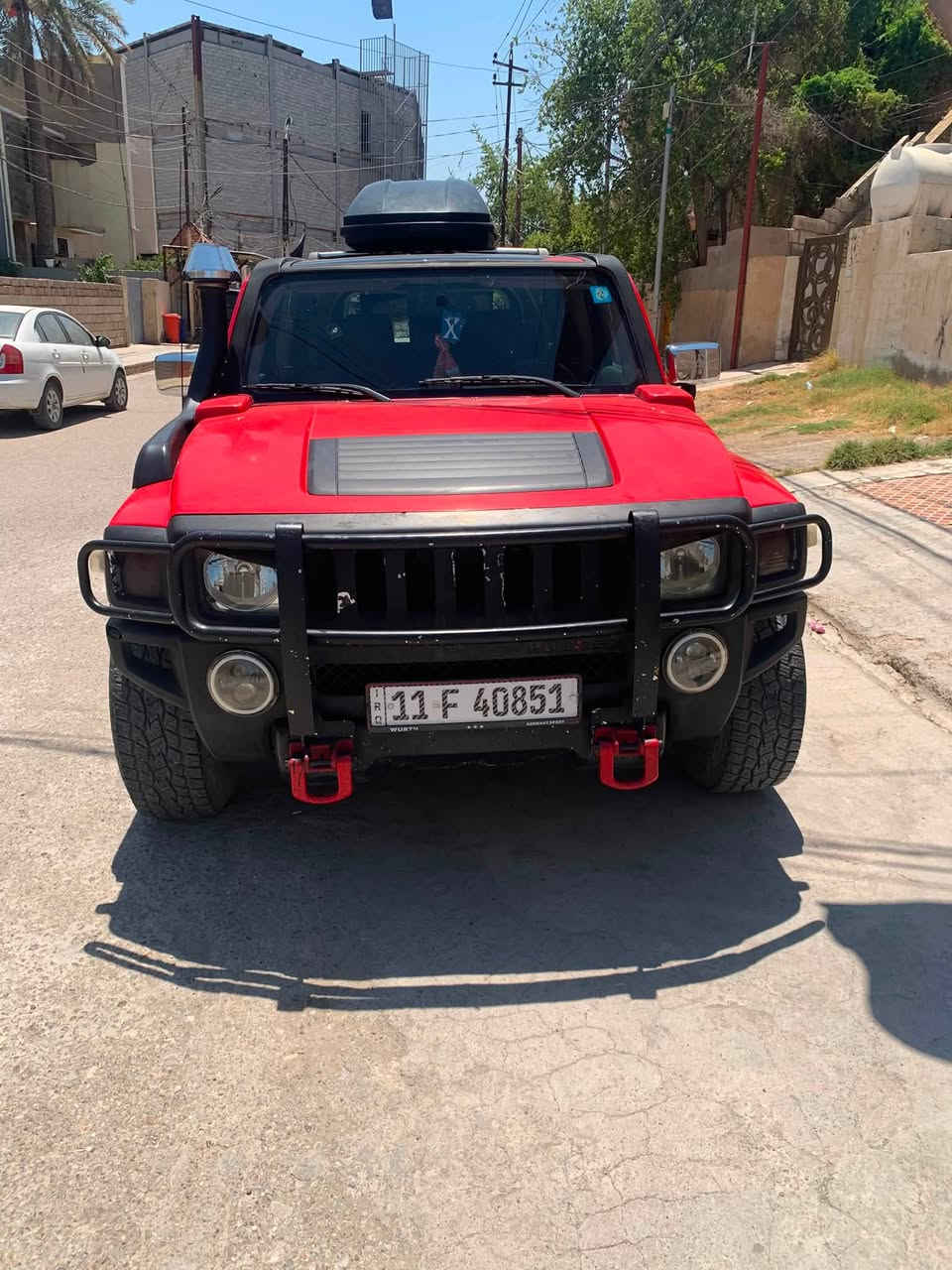 همر H3 خليجي
موديل ٢٠٠٨
محرك ٥ سلندر ٣٧٠٠
رقم بغداد 
غاز + بنزين 
مكفولة من الضربة 
صبغ البنيد طبقة فقط مال جلحة 
تبريد ثلج 
رقم بغداد 
السعر ١١٠ $ و بيها مجال بسيط 
للاستفسار ***********
