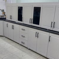 كاونتر المنيوم • سِنك متر ونص • مرمر كامل