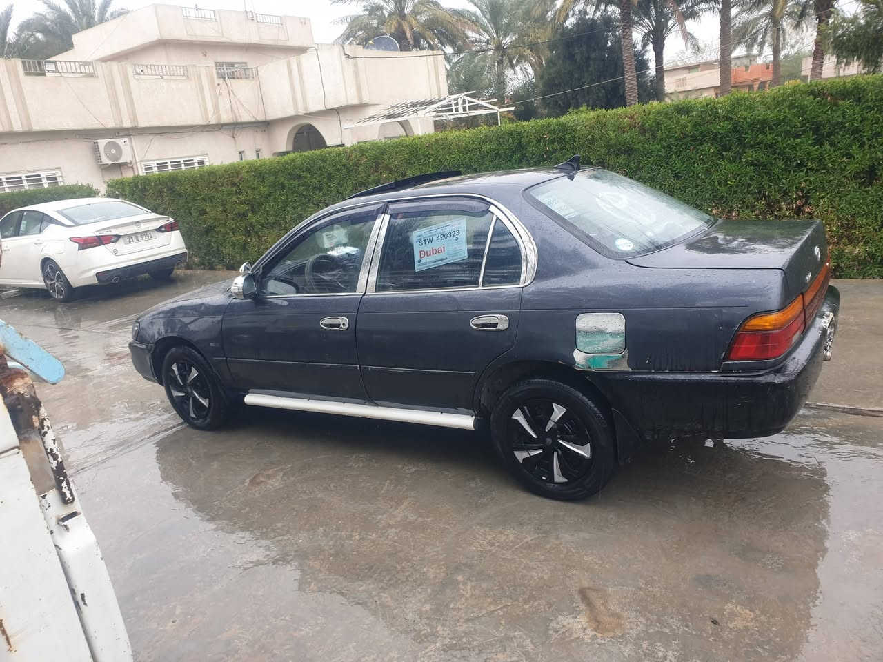 كورلا موديل 95 رقم ديالى الماني شرط التحويل
 كير ومكينه مكفولات 1600 حداديه جديده كهربائيات كلها شغالة تبريد شغال صدر امامي خلفي جديد مشط وبور جديد سنتر لوك سويج تحكم عن بعد مسجل شغال
سيارة بدون صبغ لايت عالي ناصي زنون
السعر 46 وبيها مجال بسيط كلش
او مراوس حسب القناعة 
ديالى المقدادية 
الاتصال ***********
