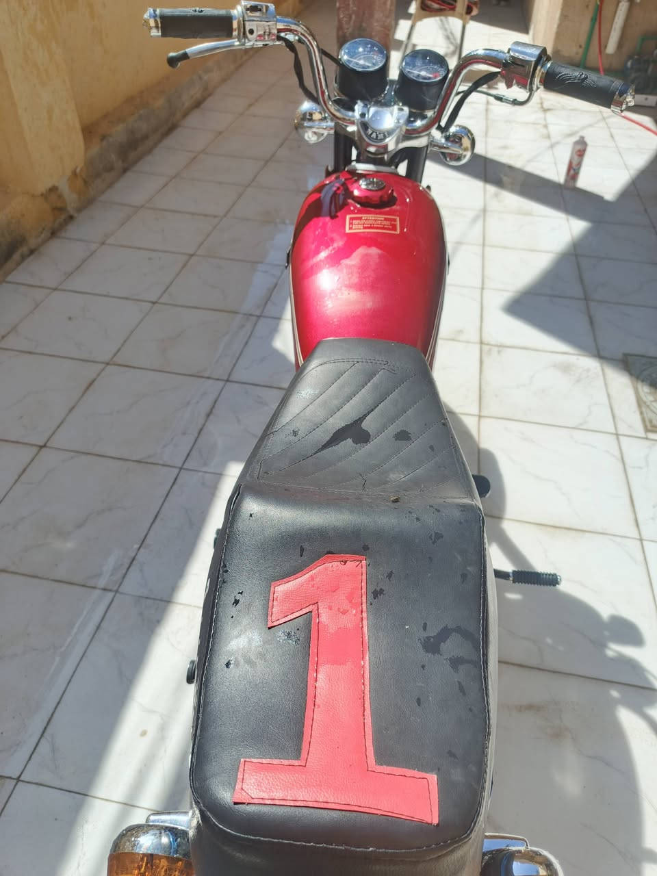 السلام عليكم دراجه تعمير الشاصي ارشه 14 والتعمير كله 25 اصلي دراجه شلعه ومعدل فول اوراق اصولي مو سكنر الدراجه كفاله عامه رقمي ‏‪***********‬‏
