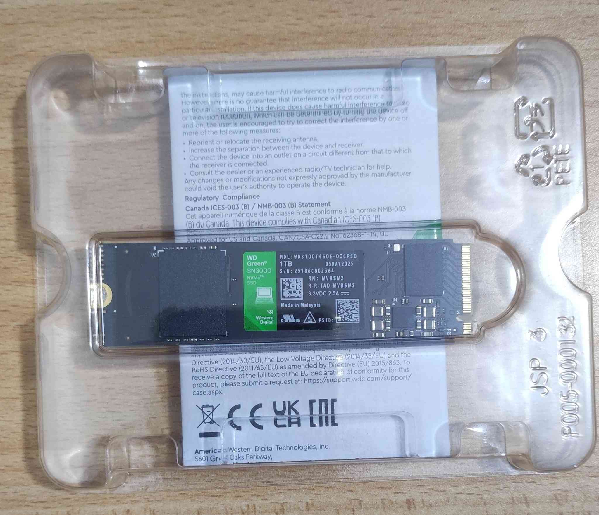 السلام عليكم 
هارد للبيع 
SSD M.2 NVME 1TB GEN 4 WD 
استخدام جداً قليل 
السعر 125 الف قفل سعر ثابت 
مكاني بغداد


**إذا كنت صاحب هذا الإعلان وتريد حذفه لأي سبب، رجاءا أرسل رسالة إلى الدعم الفني**