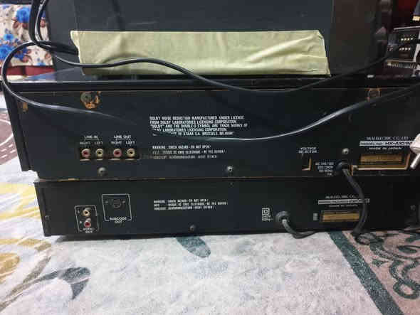 دك كاسيت  مع سيدي  AKAI ياباني الصنع كهرباء  فقط  التفاصيل موضحة بالصور والفديو  السعر ٢٥  الف القطعتين الحلة مهندسين  الاتصال على الخاص او موبايل  ***********   يوجد توصيل
