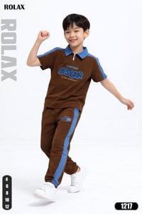 تراك ولادي • قماش اوشو صيني • مقاس ٤-١٢