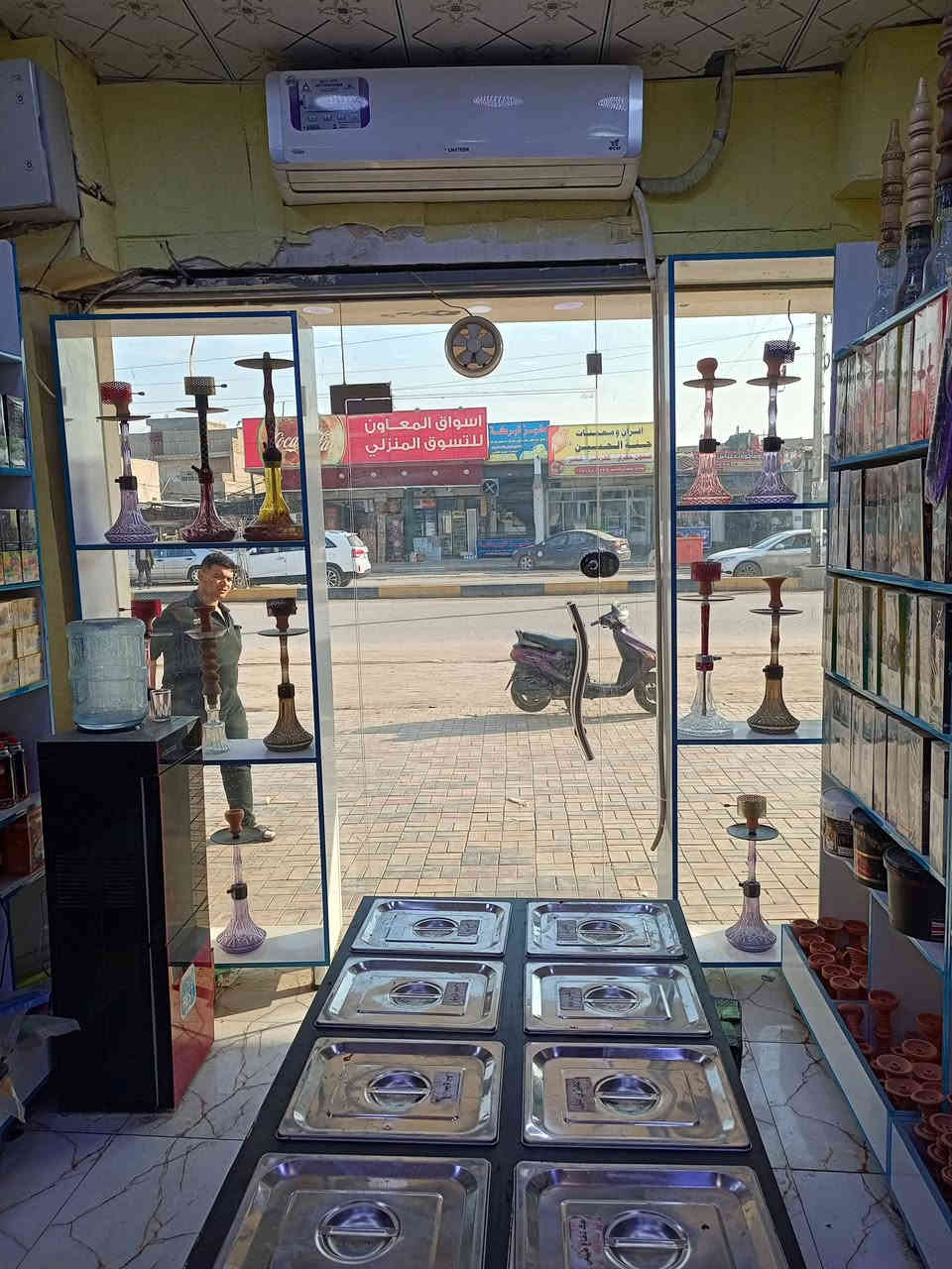 اسلام عليكم محل البيع مآل تجهيزات نراكيل موقع المحل اطوريج الطنبي المحل جاهزة من كلشي مثل ماموضح في الفيديو بيع المحل العدم التفرغ الاستفسار أكثر التصل على رقم الهاتف السعر خاص خوان رجان إلي مو شراي الايعلق لأن هاذ حلال مسلم ***********
