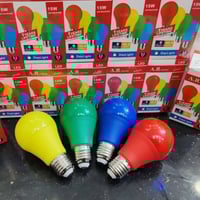 ❤️❤️عرض تفليش الاسعار❤️❤️                 😎مصابيح ملون 15 واط  😎      ...